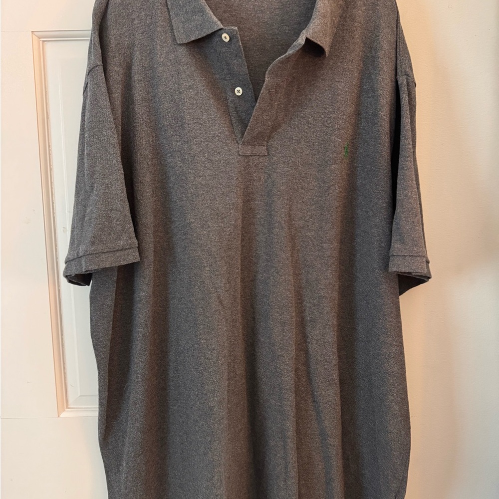 Polo by Ralph Lauren Gray Polo Shirt Classic Design
